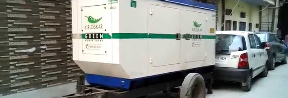 silent generator on rent in noida – greaternoida