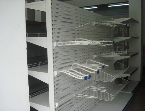 supermarket racks