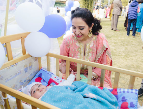 AGASTYA'S BIRTH ANNOUNCEMENT PARTY, AN OUTDOOR EVENT IN DELHI